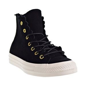 Sold Out Converse Chuck Taylor All Star Hi Frilly Thrills Suede Women's Shoes